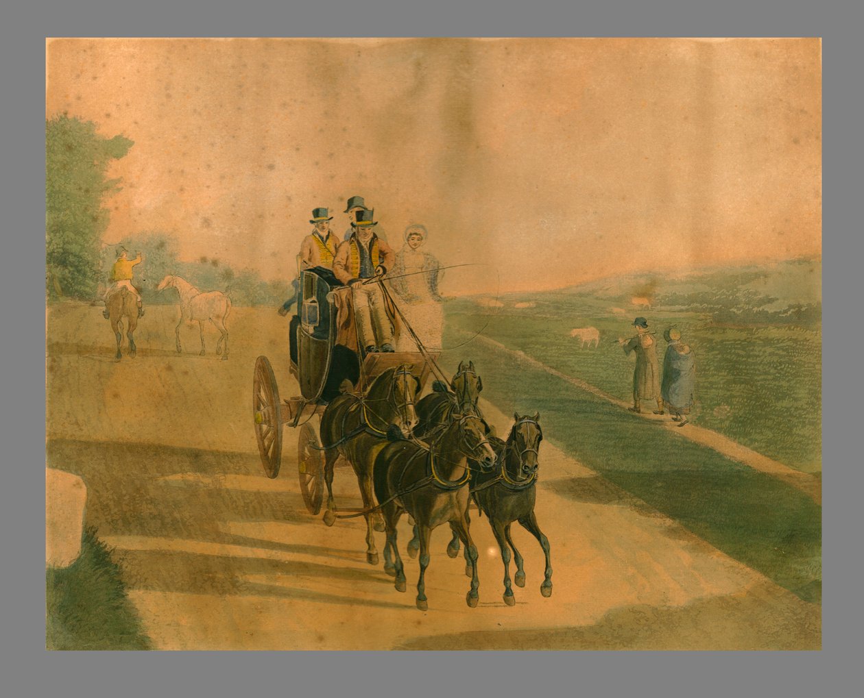 Treinador de correio, 1820 de J.L.A.