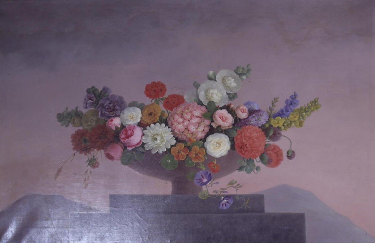 Flores em uma tigela de J.L. Camradt