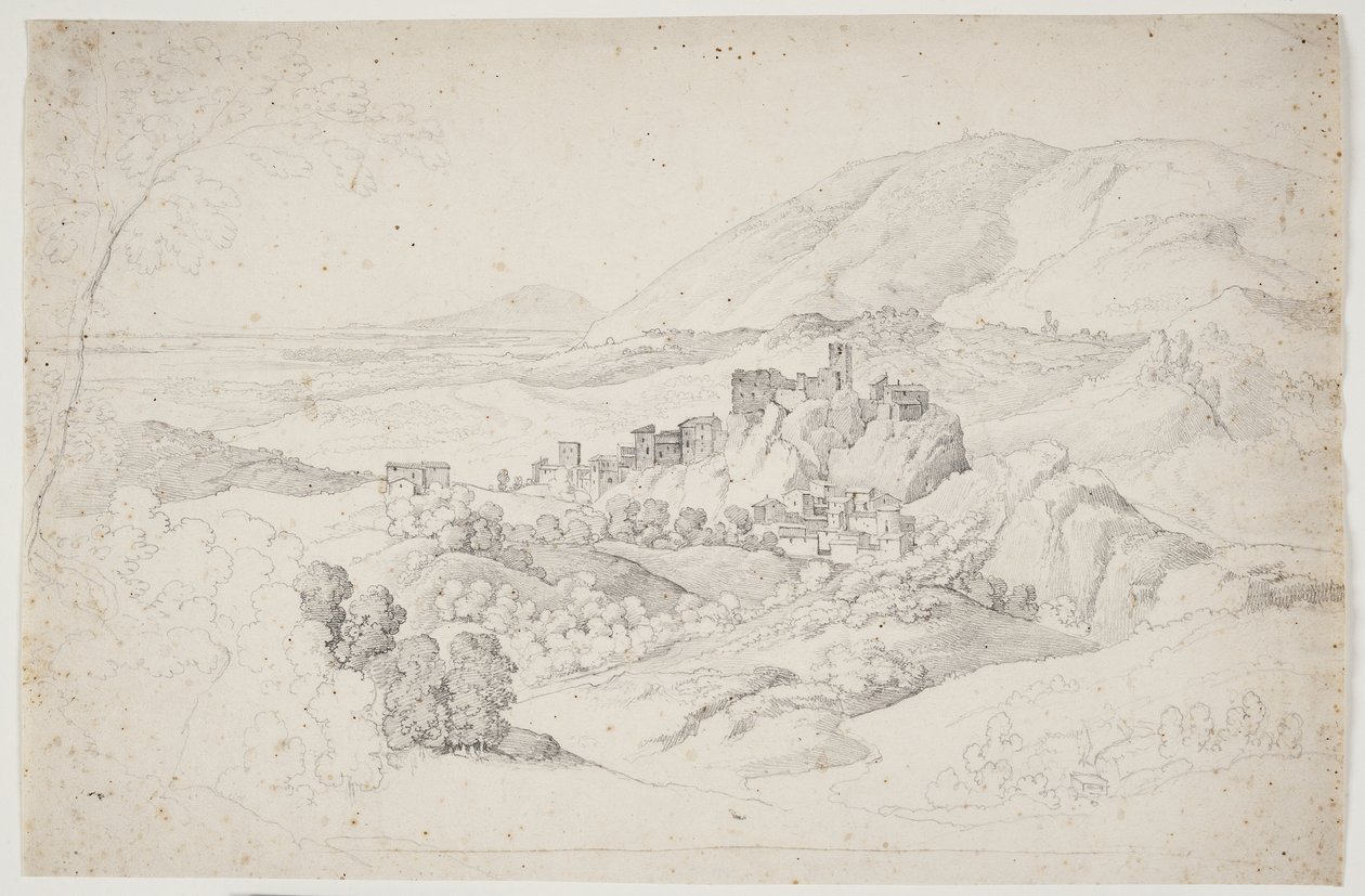 Olevano Romano. Sabinerbjergene de J.L. Lund