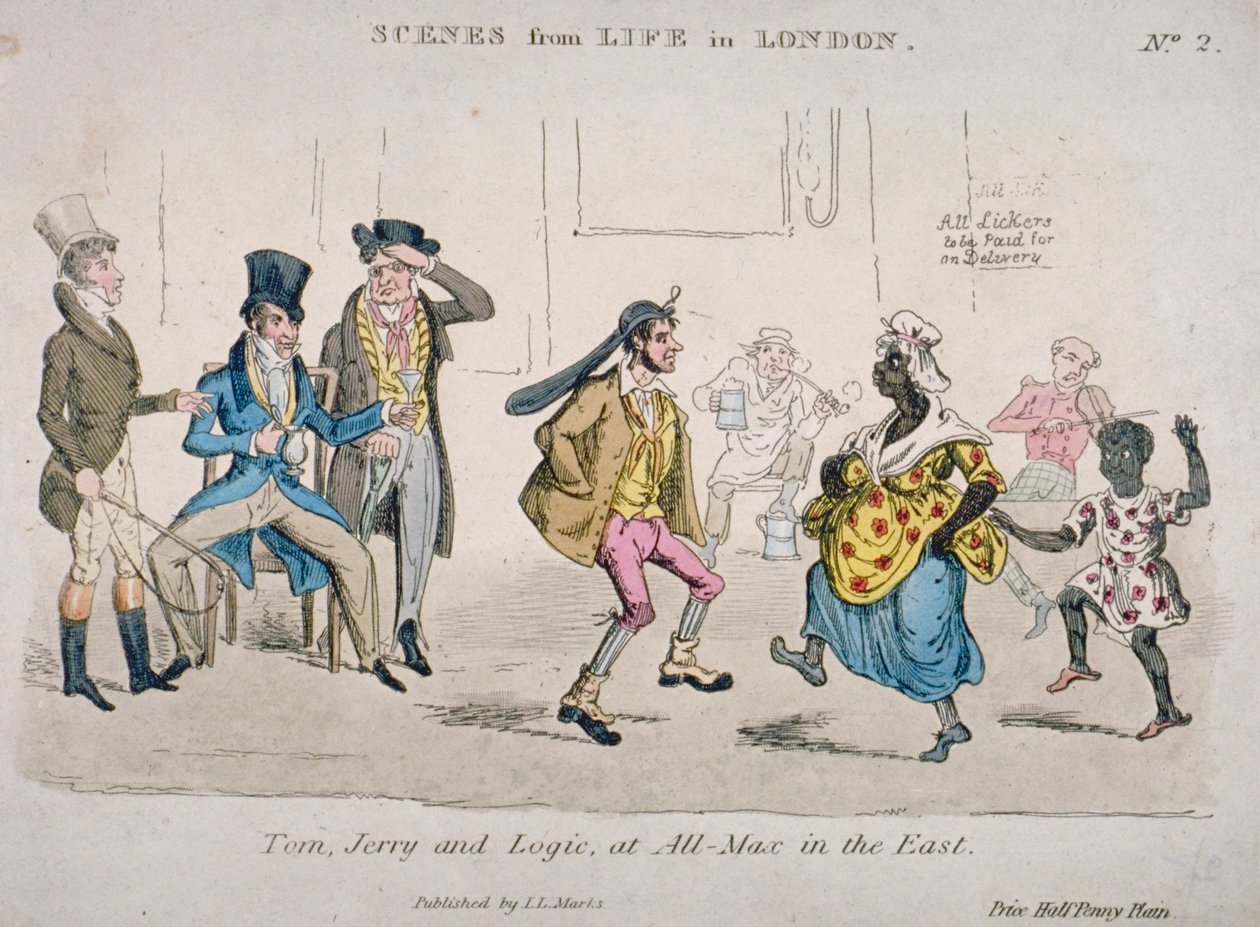 "Tom, Jerry e Logic at All-Max in the East", 1821 de JL Marks