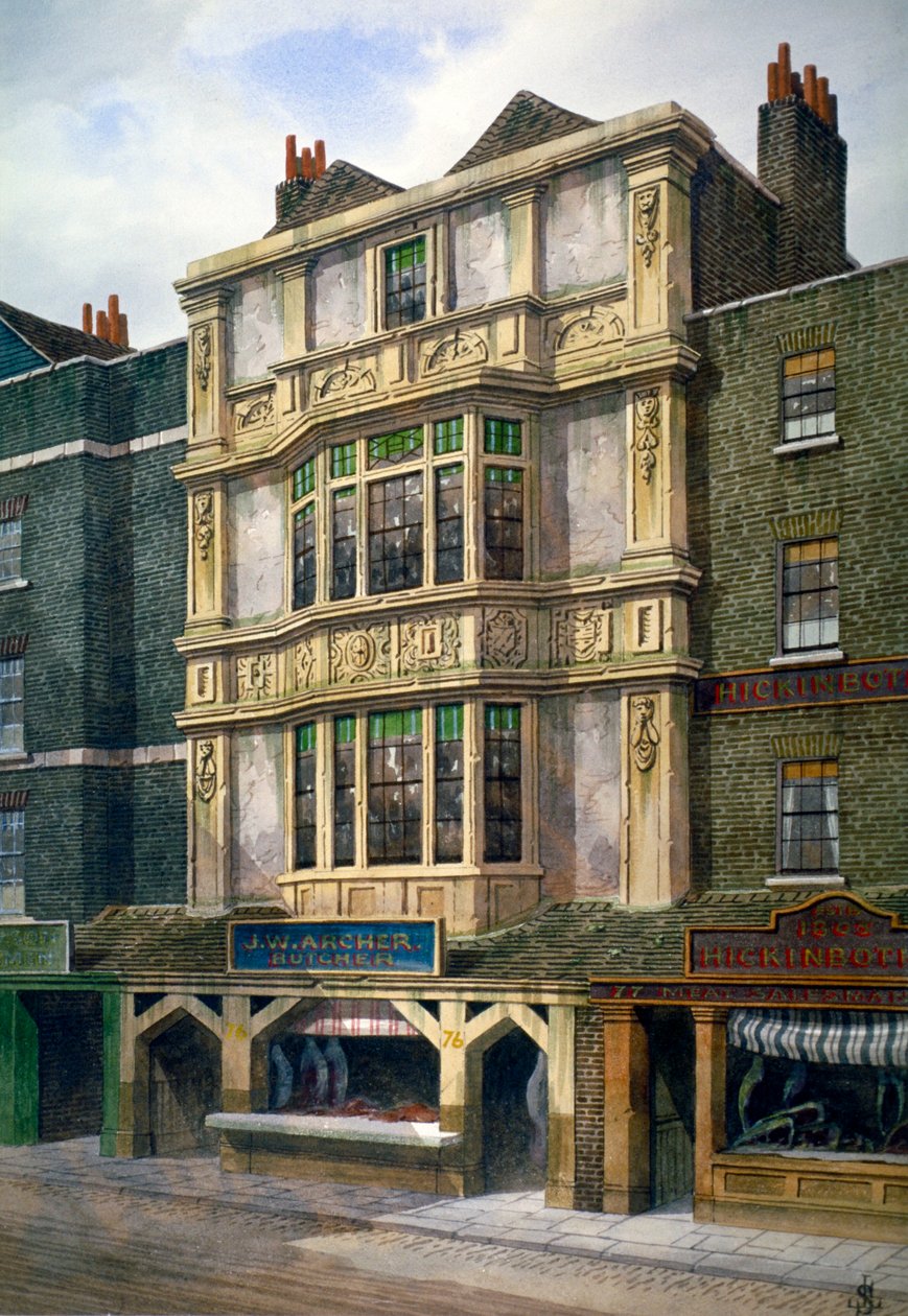 76 Aldgate High Street, Londres, c1860 de JL Stewart