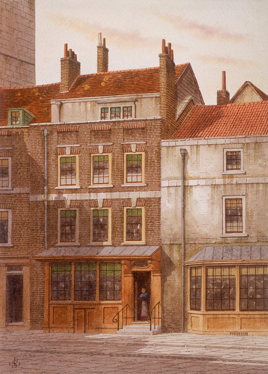 Plough Court, Lombard Street, Londres, c1870 de JL Stewart