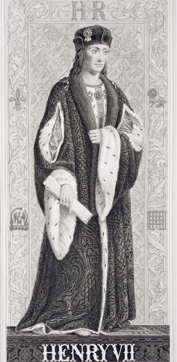 Henry VII (1457-1509) de "Ilustrações da História Escocesa e Inglesa" I de J.L. Williams