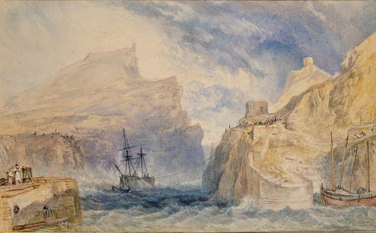 Boscastle, Cornualha, c1824 de Joseph Mallord William Turner