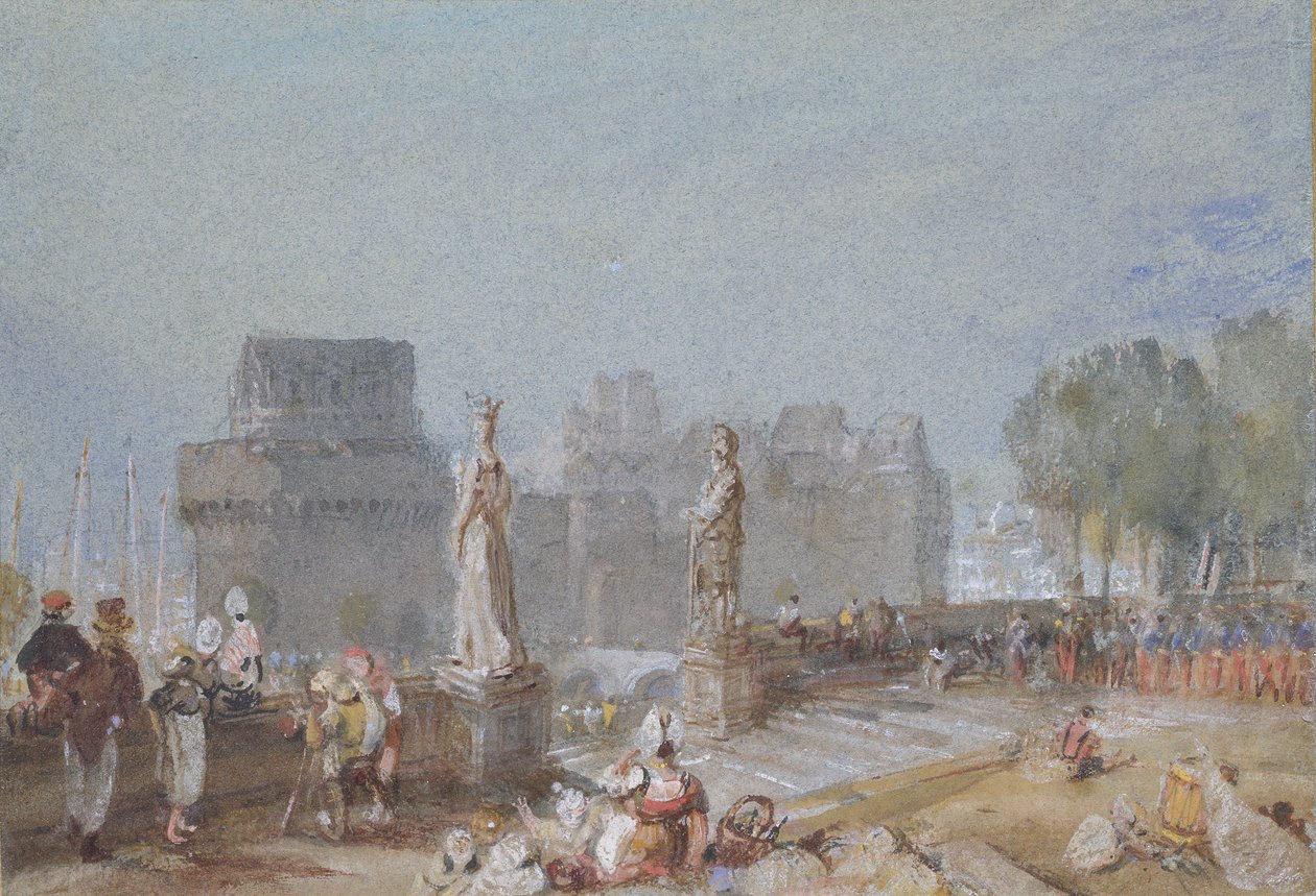 Chateau de Nantes, c1830 de Joseph Mallord William Turner