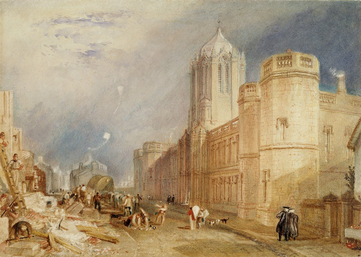 Christ Church College, Oxford, 1832-1833 de Joseph Mallord William Turner