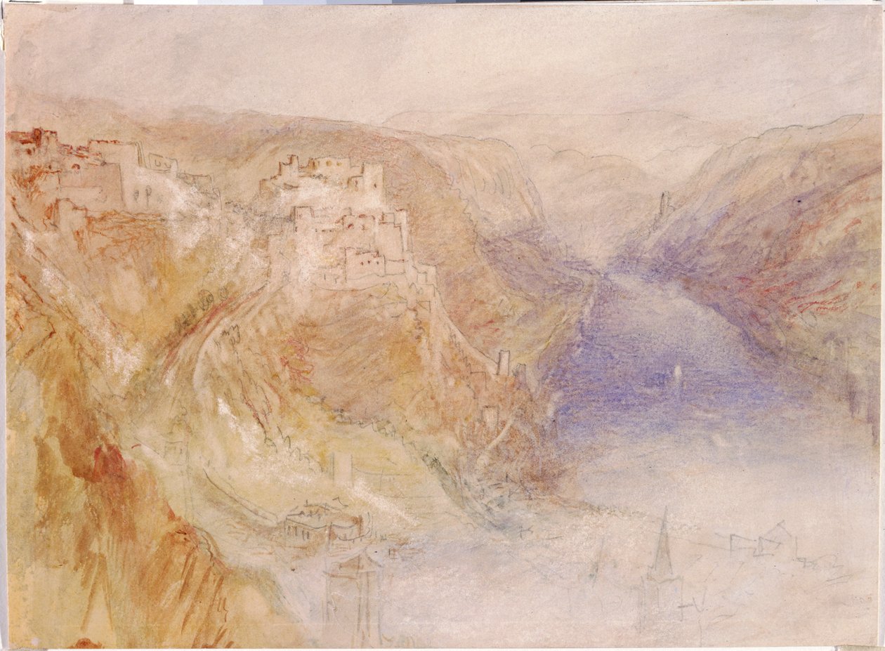 "Ehrenbreitstein", 1840-45 de Joseph Mallord William Turner