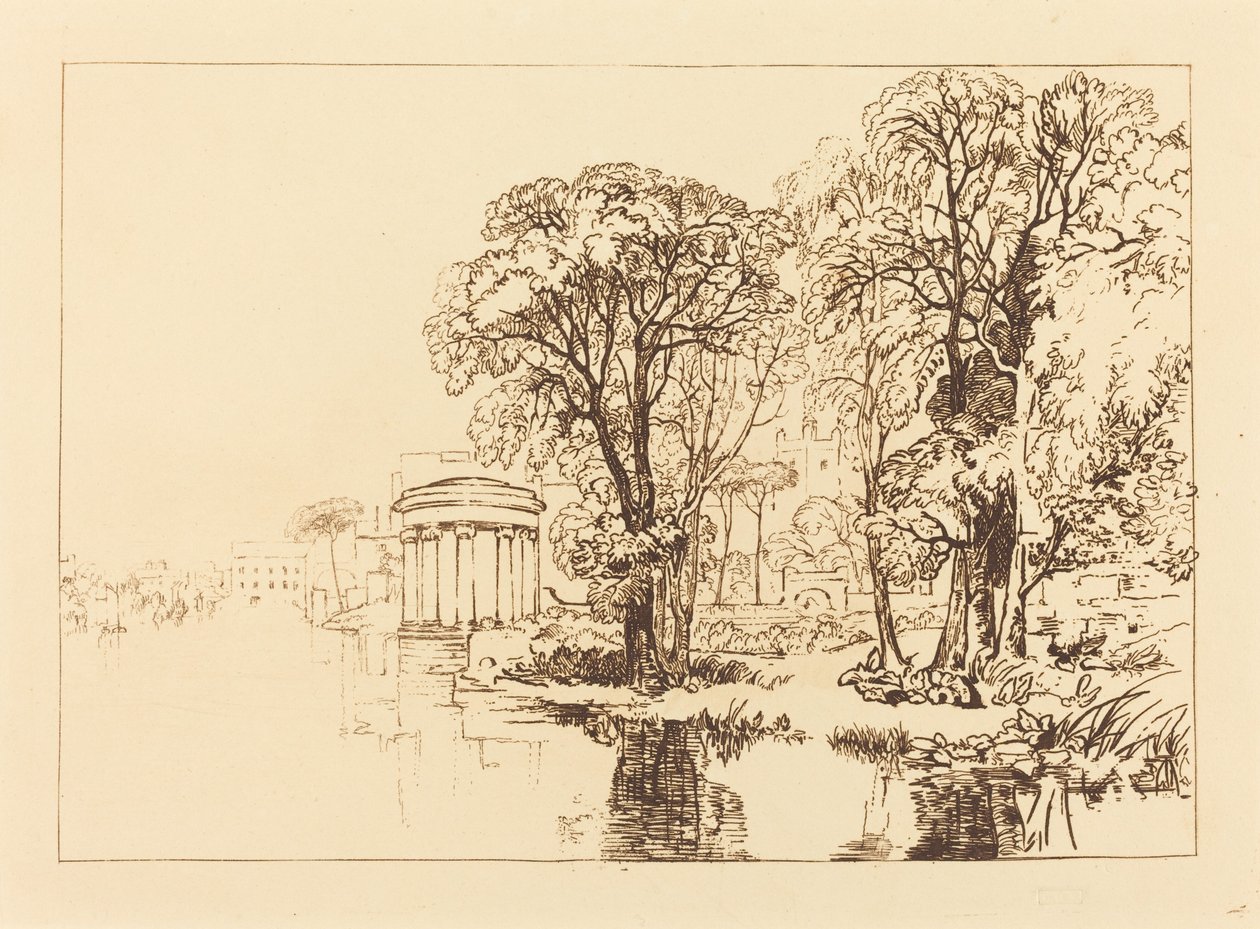 Isleworth, publicado em 1819. de Joseph Mallord William Turner