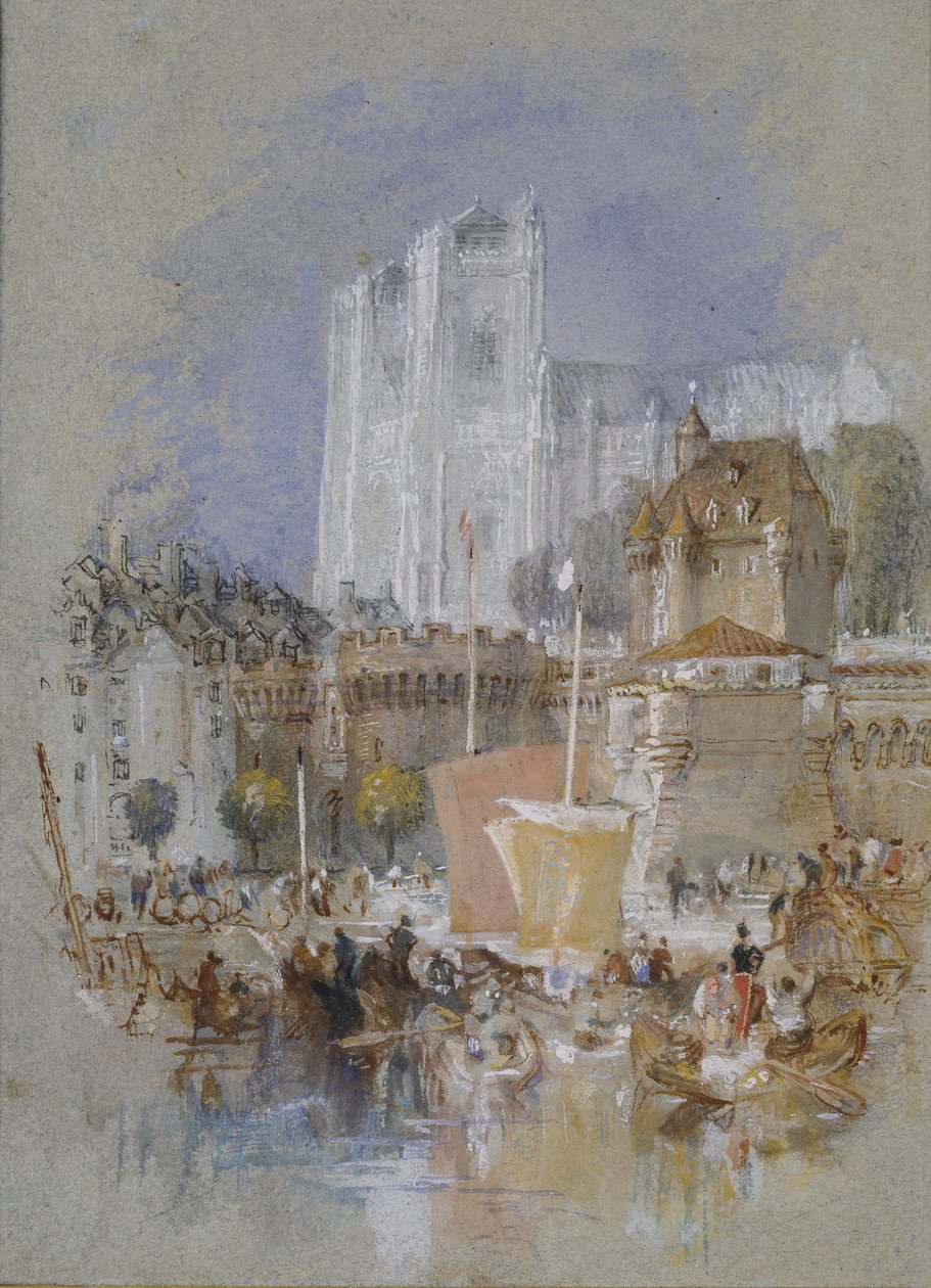 Nantes, 1826-1830 de Joseph Mallord William Turner