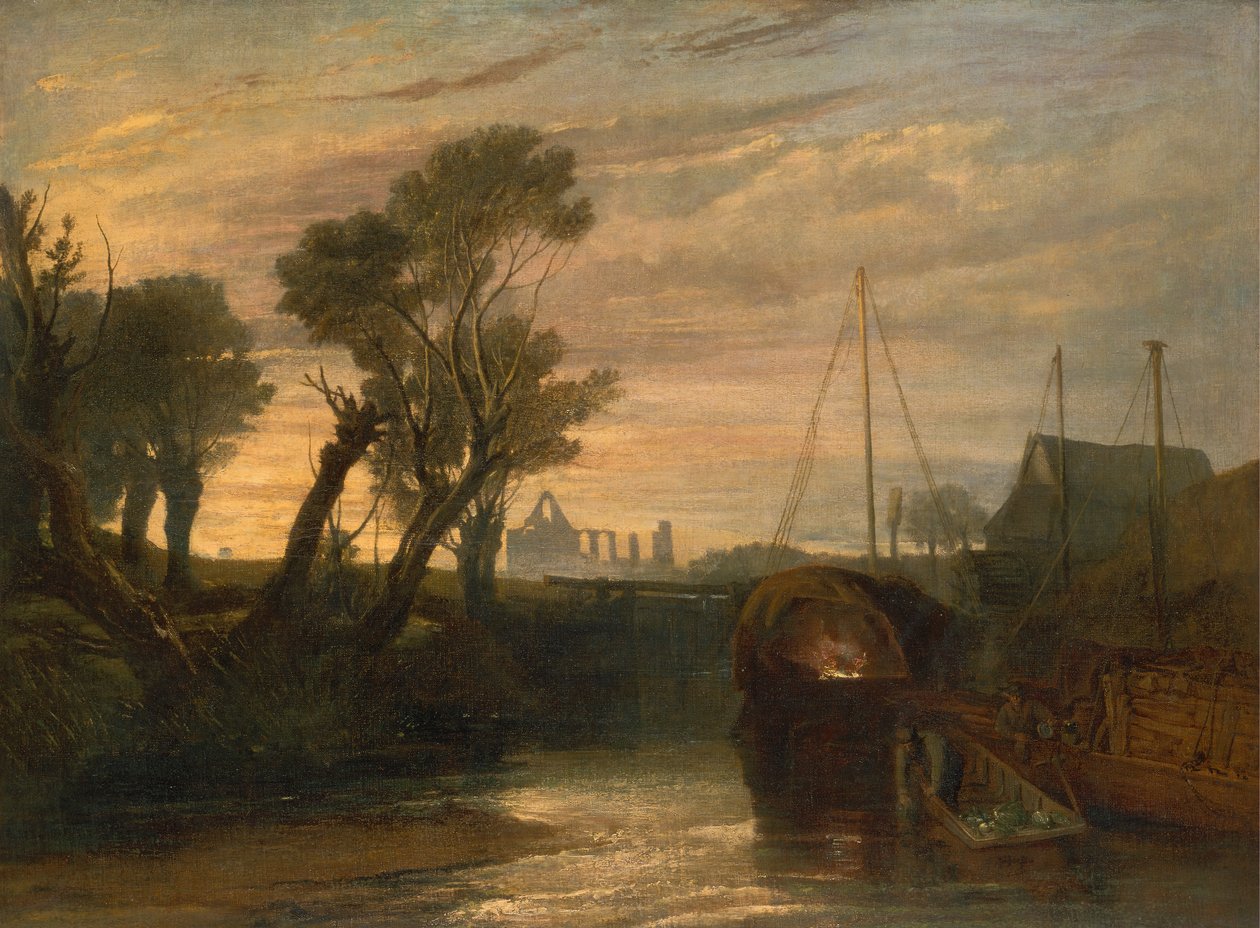 Abadia de Newark, entre 1806 e 1807. de Joseph Mallord William Turner