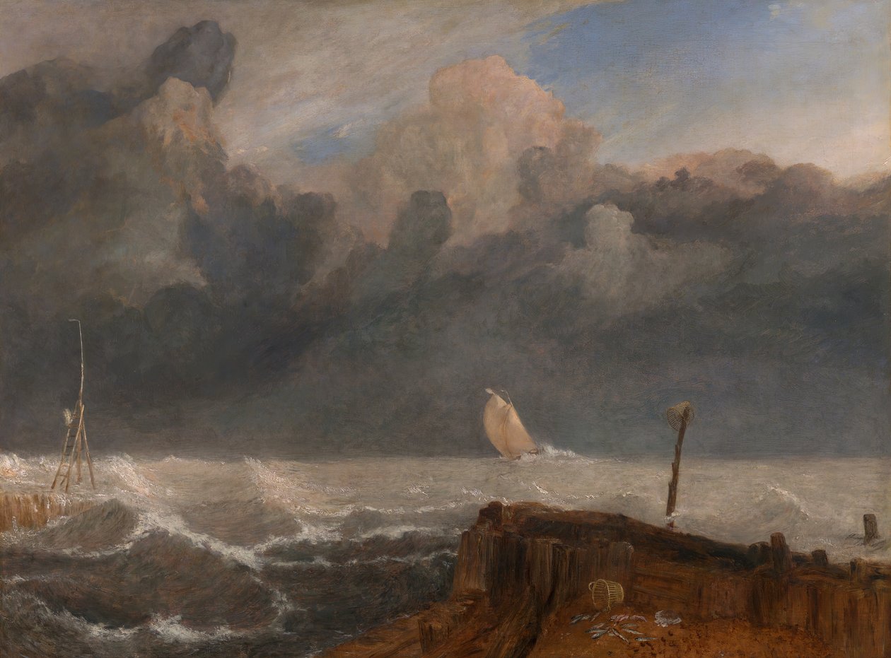 Porto Ruysdael, entre 1826 e 1827. de Joseph Mallord William Turner