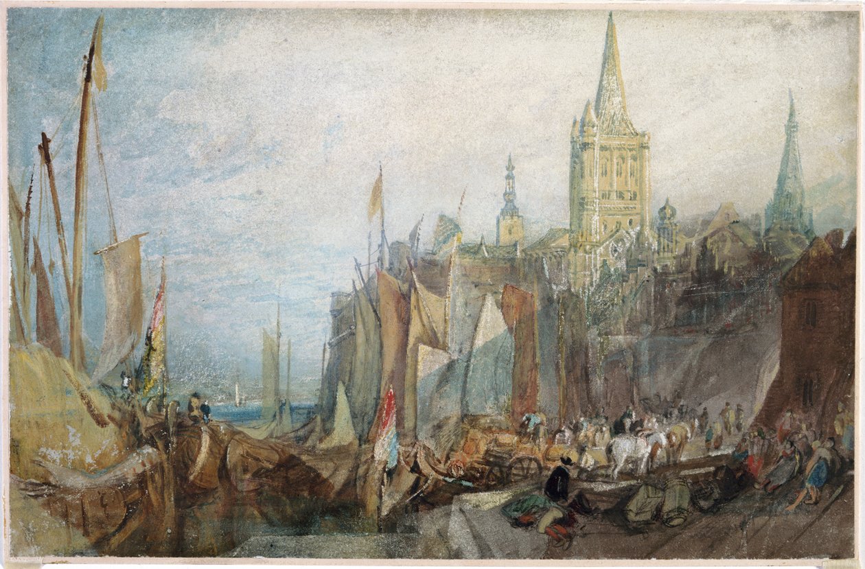 Porta do Reno, Colónia, 1819 de Joseph Mallord William Turner