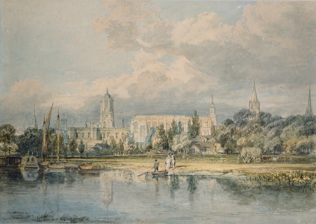 South View of Christ Church etc. de Meadows, 1798-1799 de Joseph Mallord William Turner