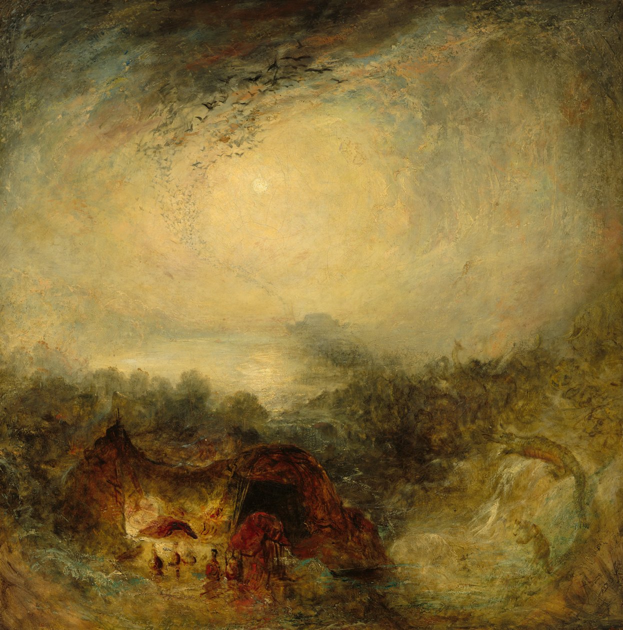 The Evening of the Deluge, c. 1843. de Joseph Mallord William Turner