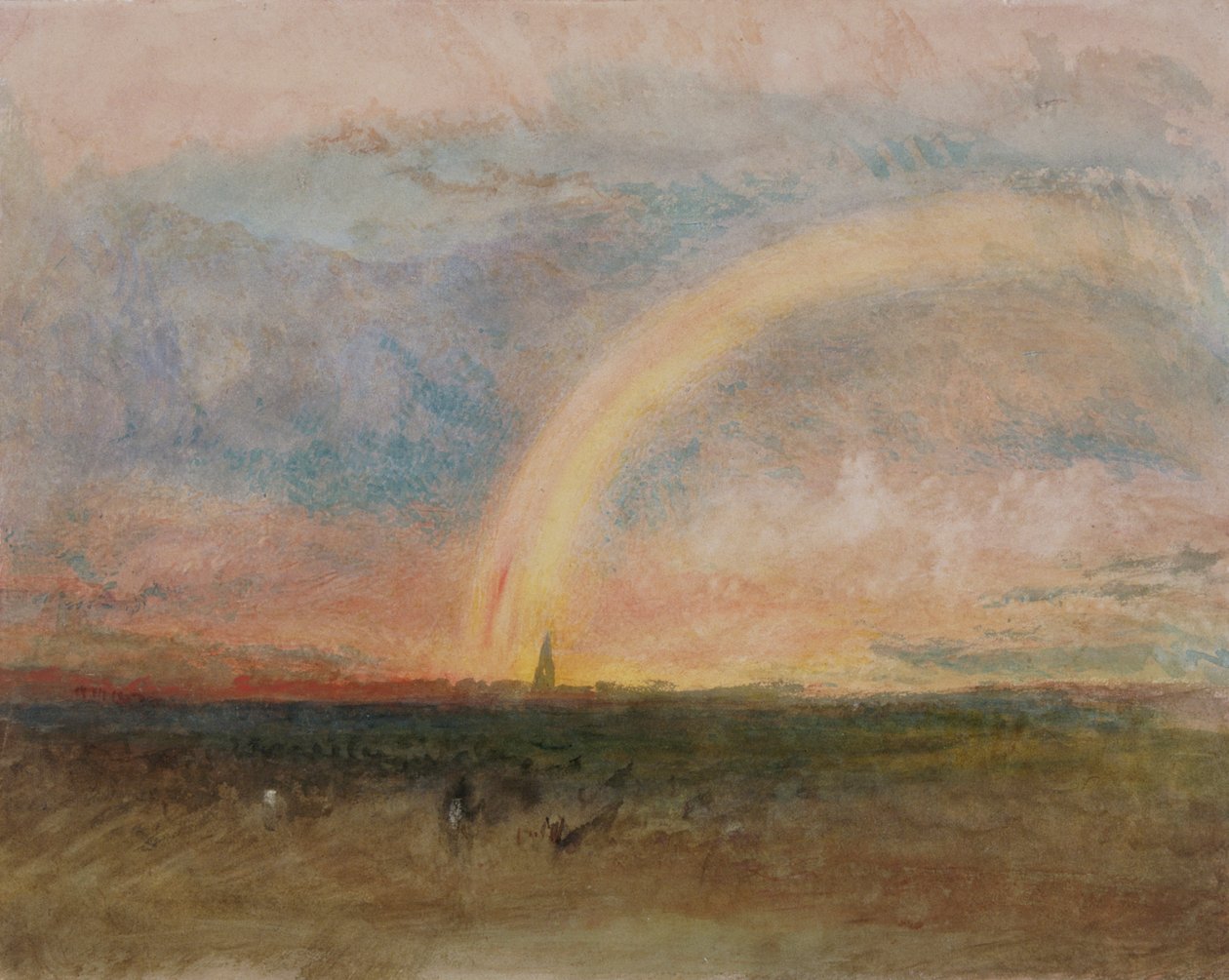 "O arco-íris", c1835 de Joseph Mallord William Turner