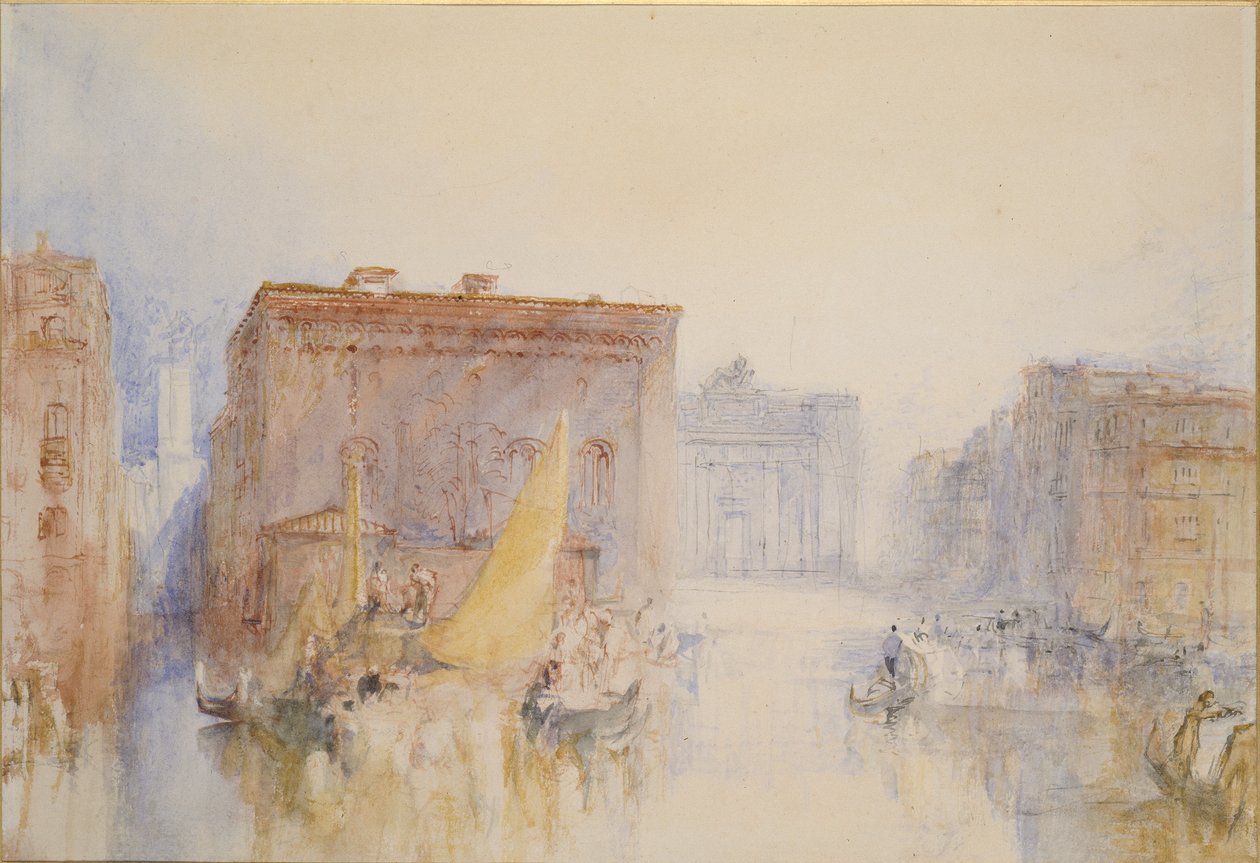 Veneza: The Accademia, 1840 de Joseph Mallord William Turner