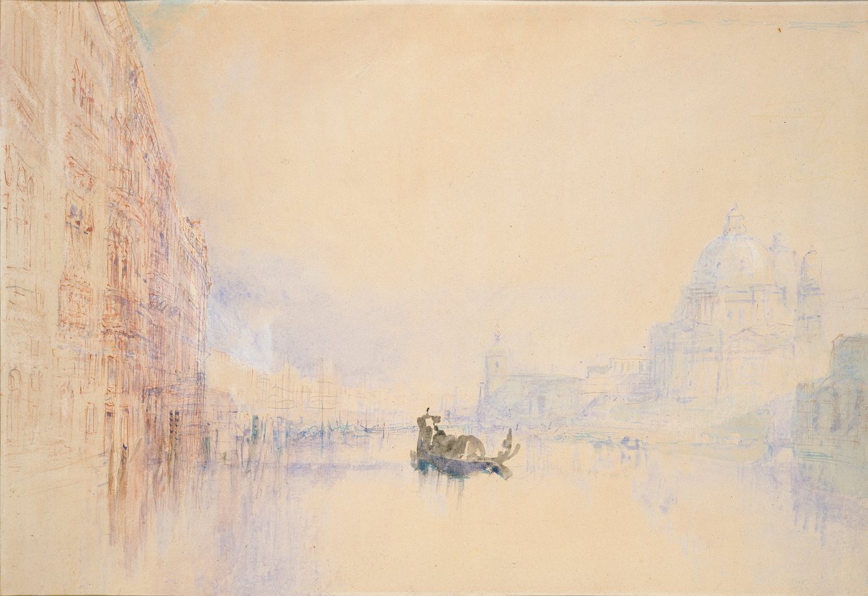Veneza: o Grande Canal, 1840 de Joseph Mallord William Turner