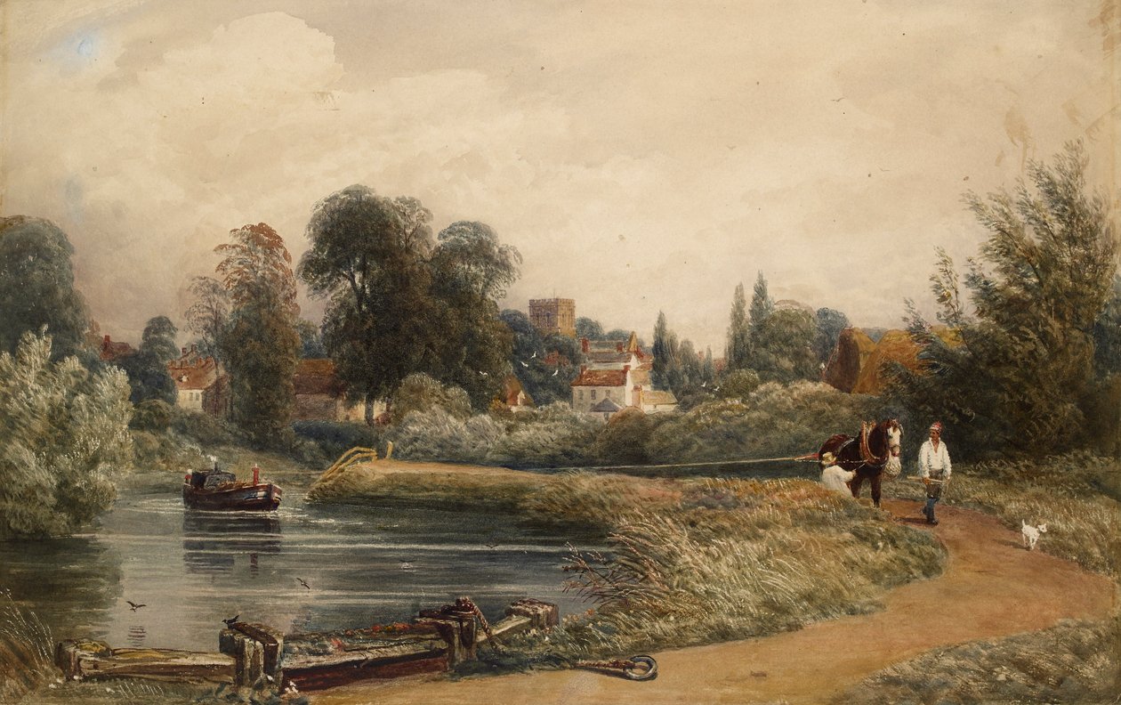 Vista de Iffley do Rio, 1841 de Joseph Mallord William Turner