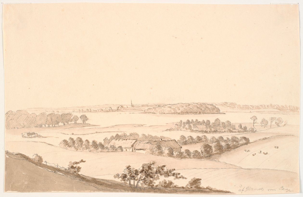 Paisagem com vista ampla. Glænø de J.P. Møller