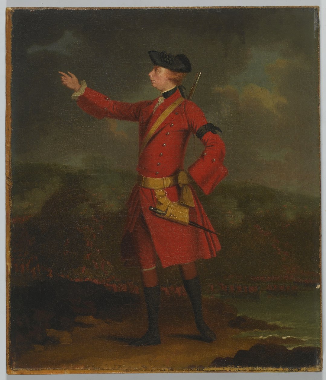 Retrato do General Wolfe (1727-59) de J.S.C. Schaak
