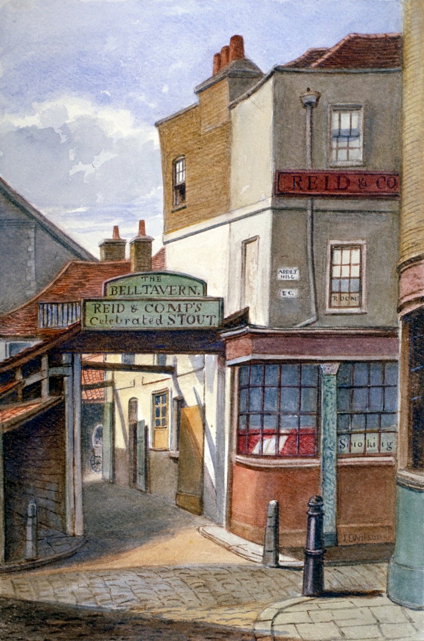Taberna Bell, Addle Hill, Londres, 1868 de JT Wilson