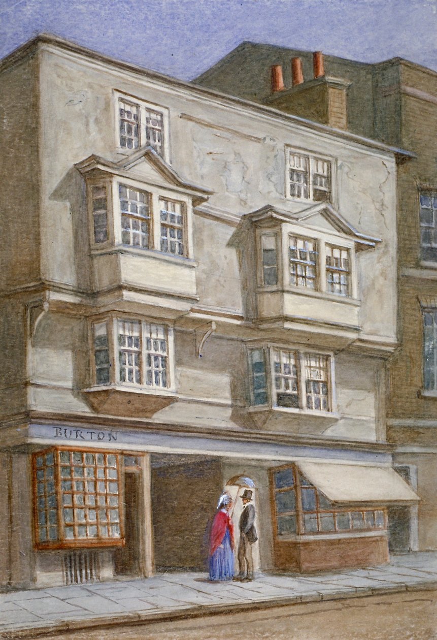 Coleman Street, City of London, 1868.                                                    de JT Wilson