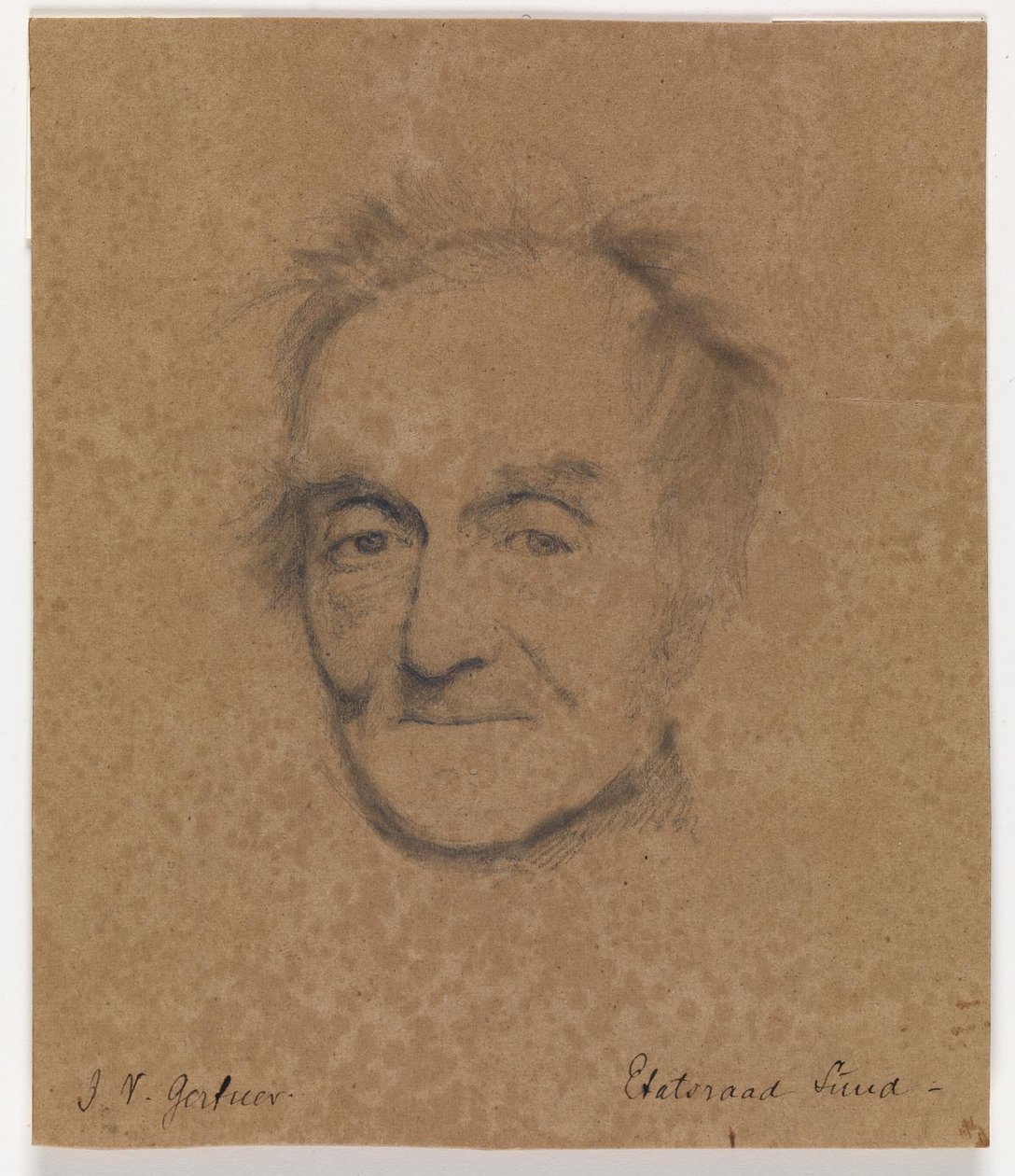 Retrato do pintor J.L. Arvoredo de J.V. Gertner