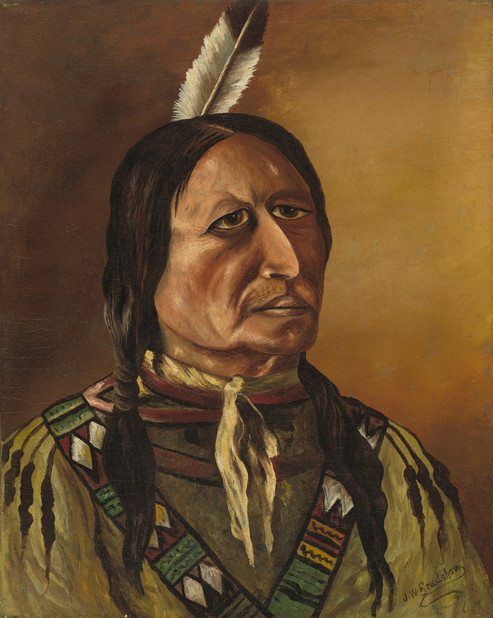 índio das planícies de J.W. Bradshaw