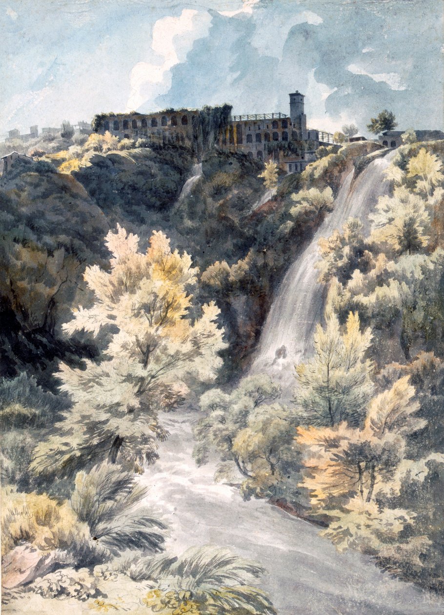 Villa de Mecenas, Tivoli, Séc. XVIII. de J.W. Smith