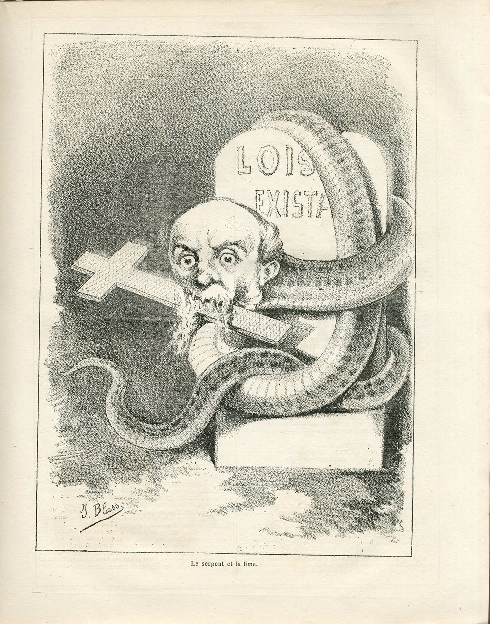 O Triboulet de J. (1847 1892) Blass