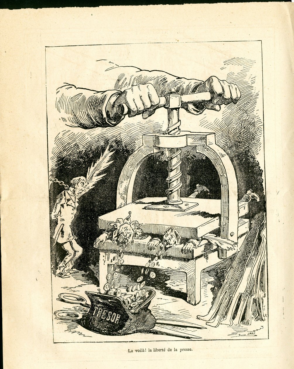 Le Triboulet, sátira a P&B de J. (1847 1892) Blass