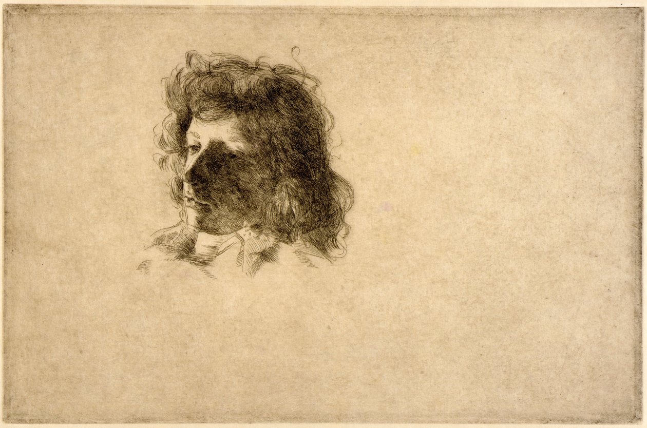 Uma cabeça de J. Alden Weir