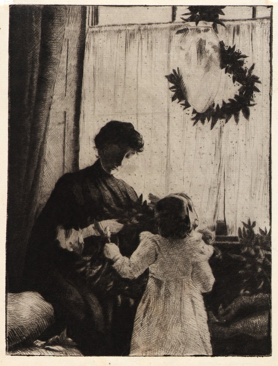 Verduras de Natal de J. Alden Weir