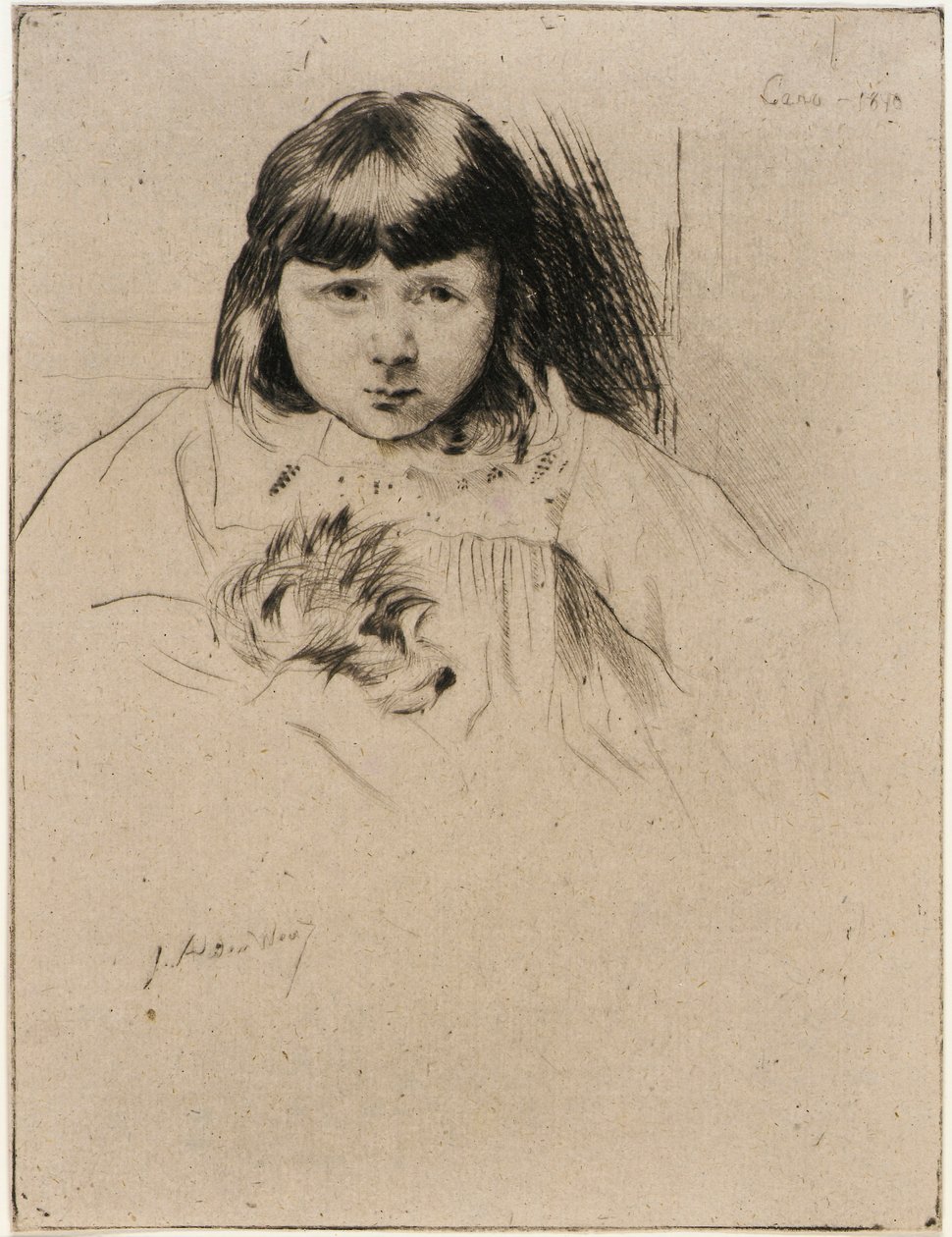 Gyp e o cigano de J. Alden Weir