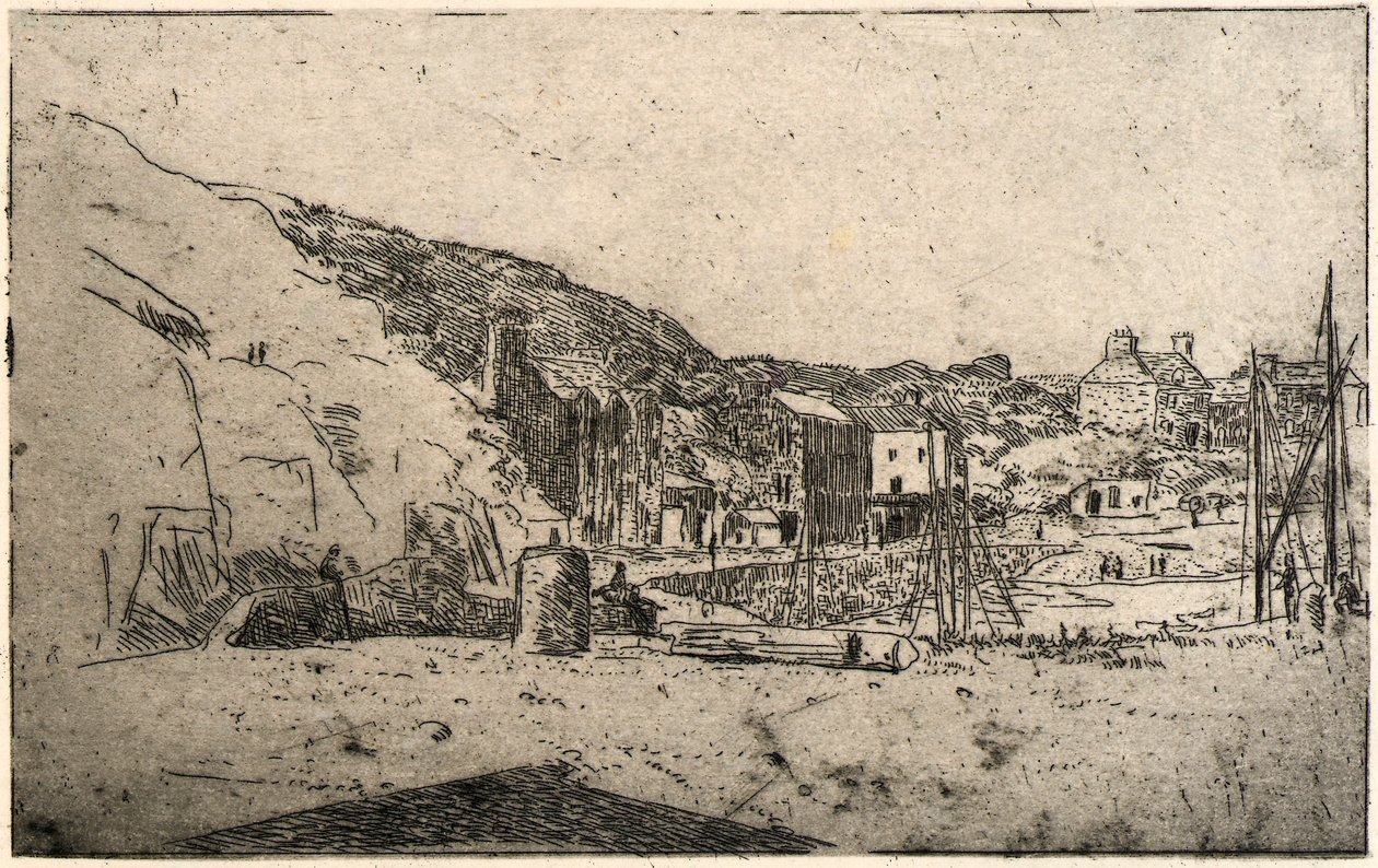 Porto - Ilha de Man de J. Alden Weir
