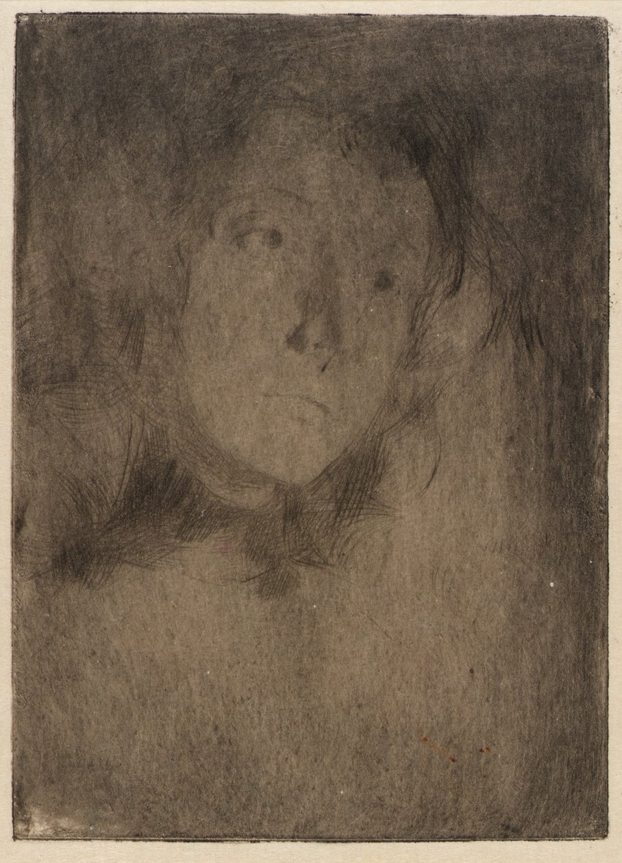 Cabeça de mulher de J. Alden Weir
