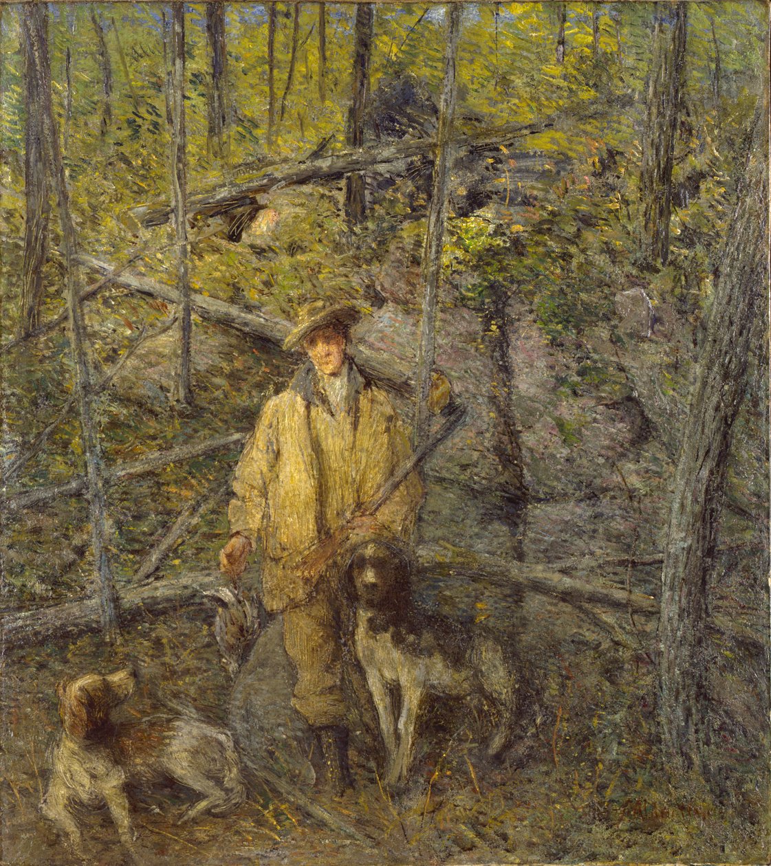 O caçador e os cães de J. Alden Weir