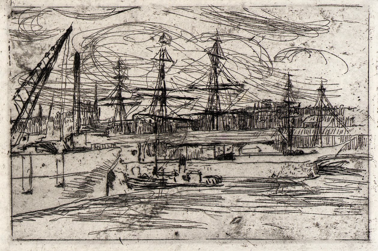 Docas de Liverpool de J. Alden Weir