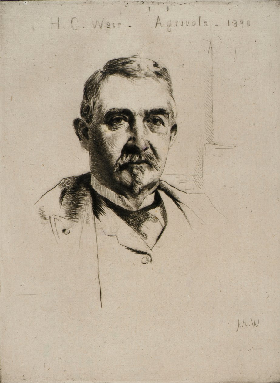 Retrato do Coronel H.C. Weir (Agricola) de J. Alden Weir