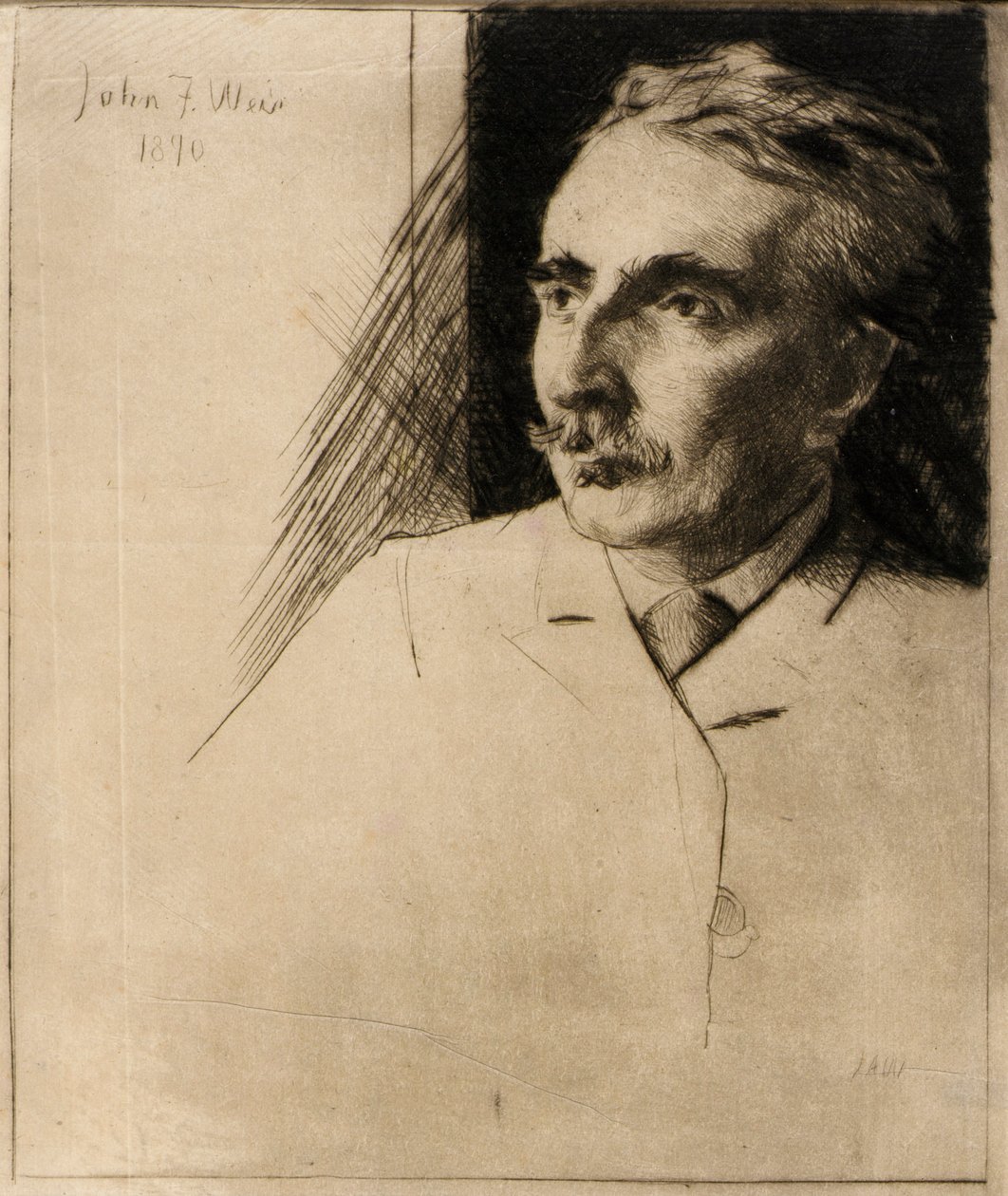 Retrato de John F. Weir de J. Alden Weir