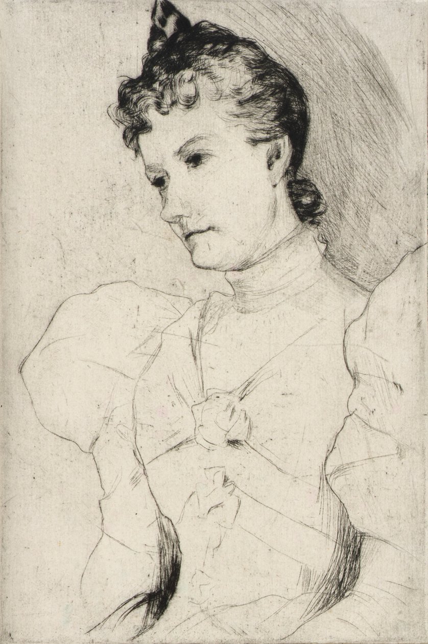 Retrato de Miss Ross de J. Alden Weir