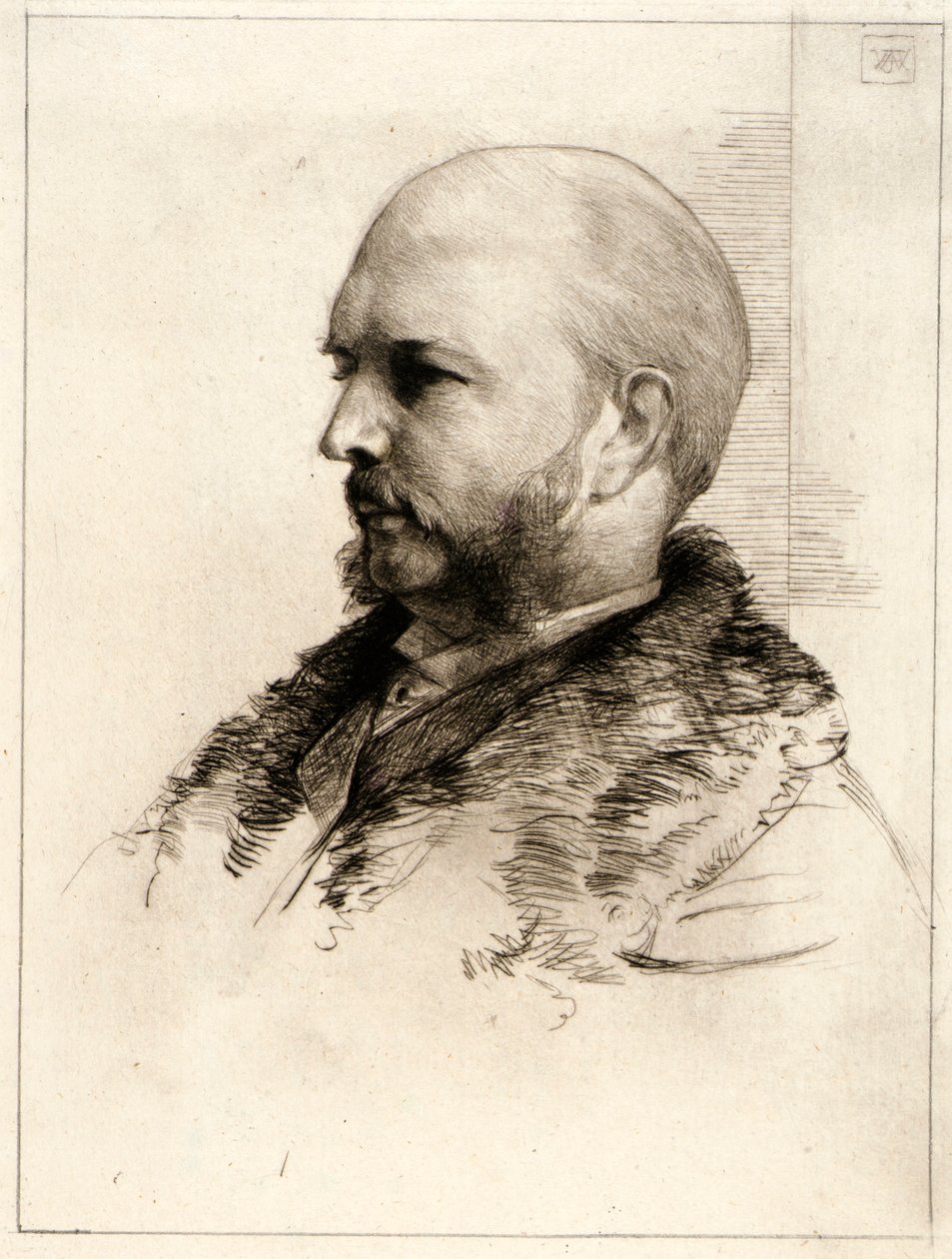 Retrato de Robert Hoe de J. Alden Weir
