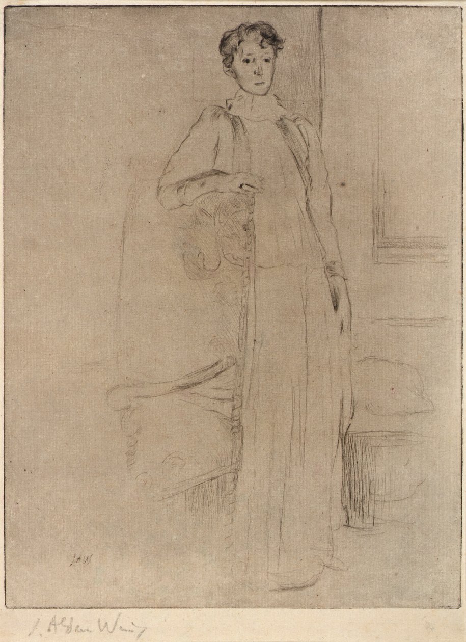 Figura em pé nº. 1 de J. Alden Weir
