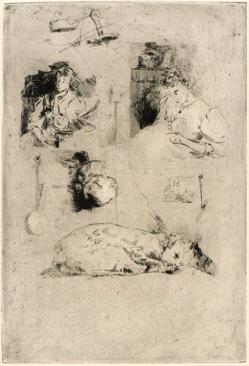 Estudos de J. Alden Weir