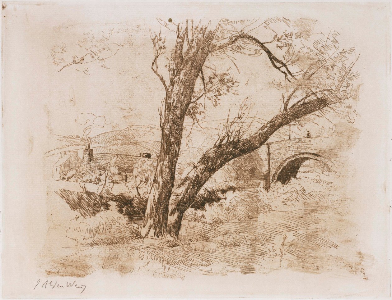 Vale de Sulby - Ilha de Man de J. Alden Weir