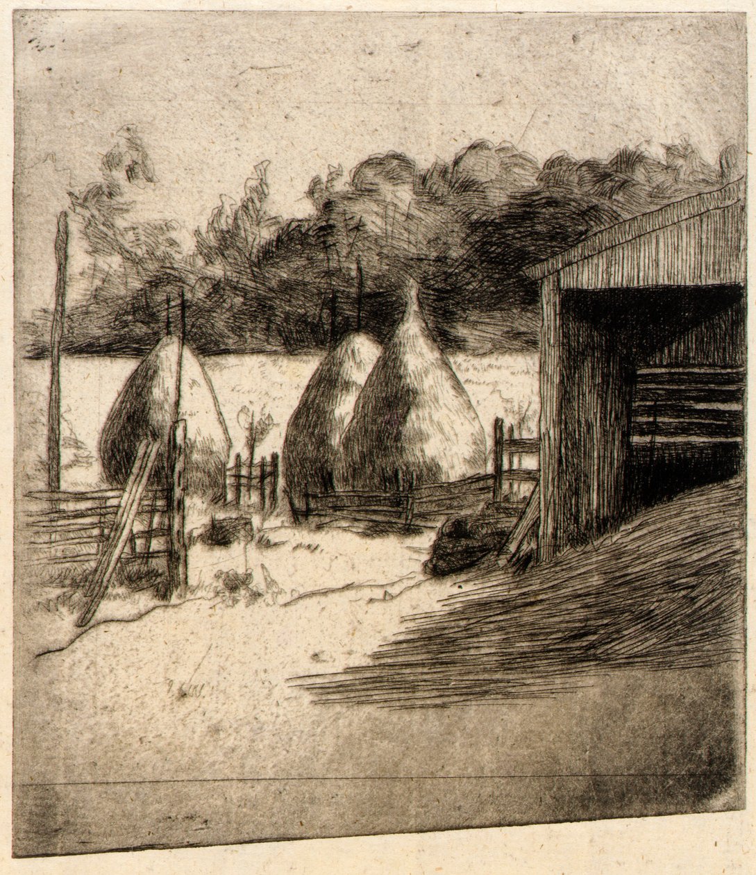 Os palheiros de J. Alden Weir