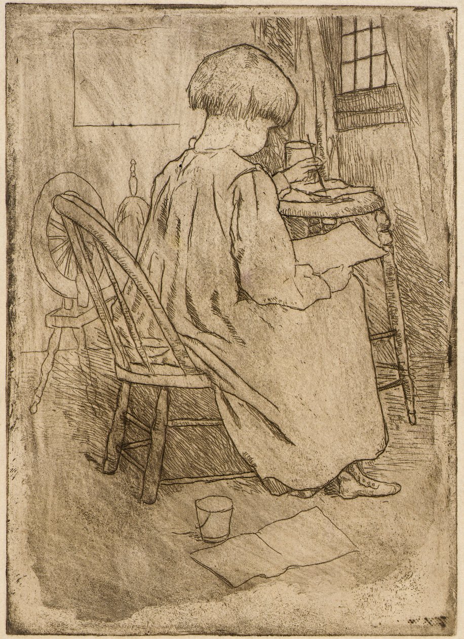 O Pequeno Artista de J. Alden Weir