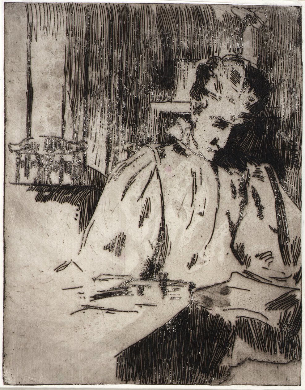 Mulher Ler de J. Alden Weir