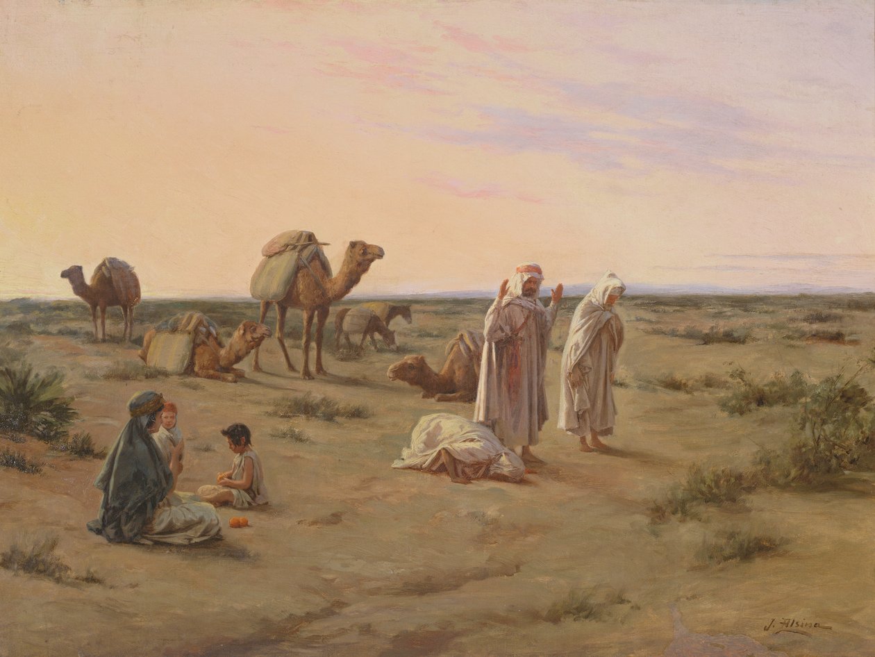 Orando no deserto de J. Alsina