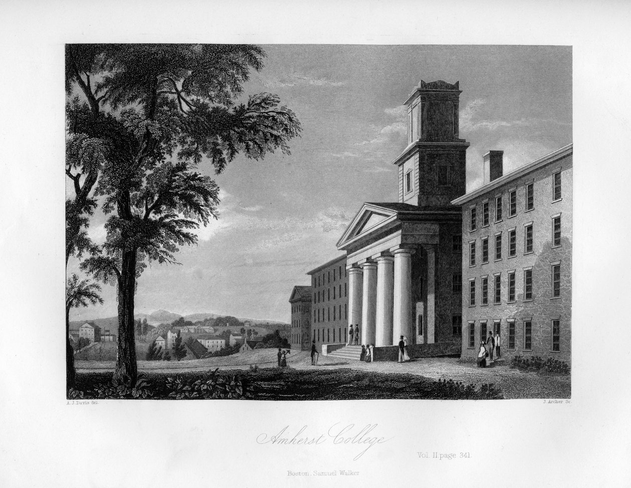 Amherst College, Massachusetts, 1855. de J. Archer